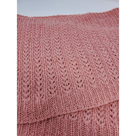 BP BRASS PLUM NORDSTROM BLUSH PINK DUSTY ROSE INFINITY SCARF WOMEN OS - Picture 9 of 11